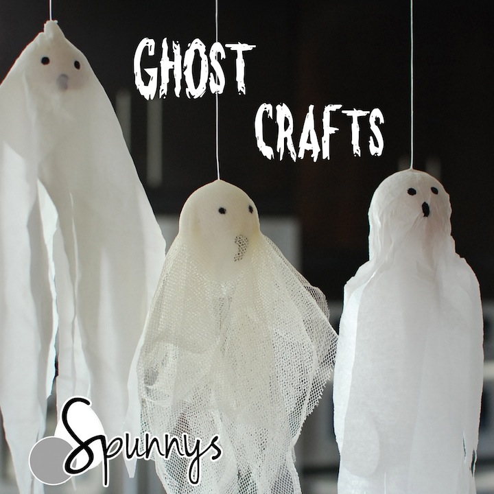 Ghost crafts: 3 easy Halloween ornament ideas • SPUNNYS