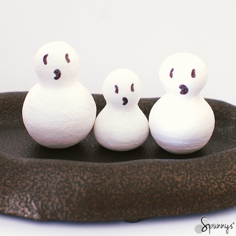 How To Make Halloween Ghost Ornaments Spunnys Diy Crafts 7266