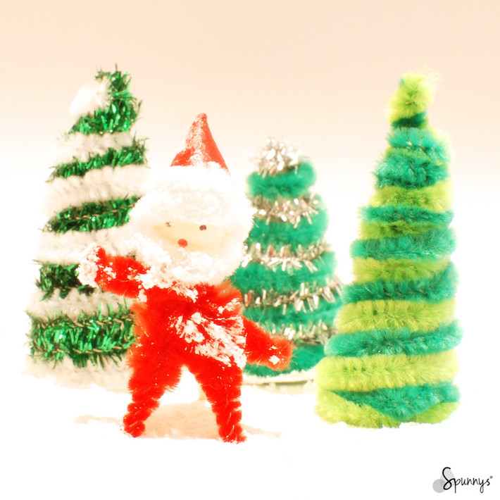 Christmas Pipe Cleaner Figurines Project Ideas - SPUNNYS DIY