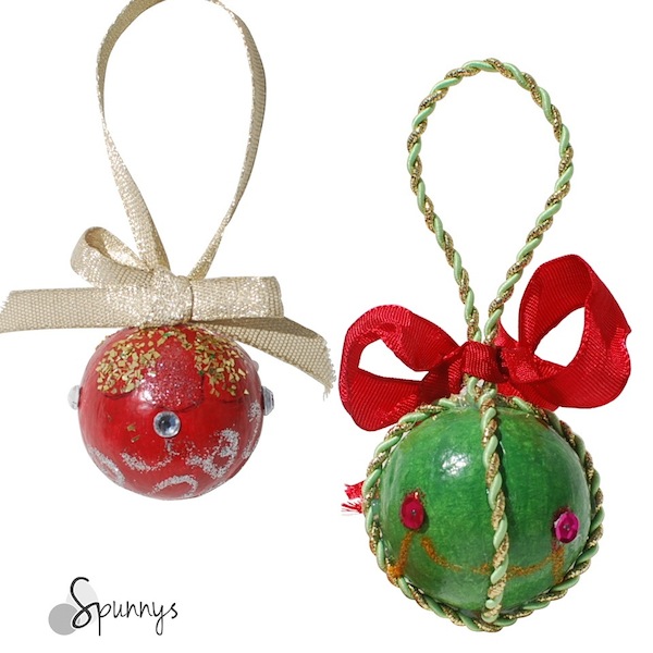 DIY Christmas ball ornaments  easy craft