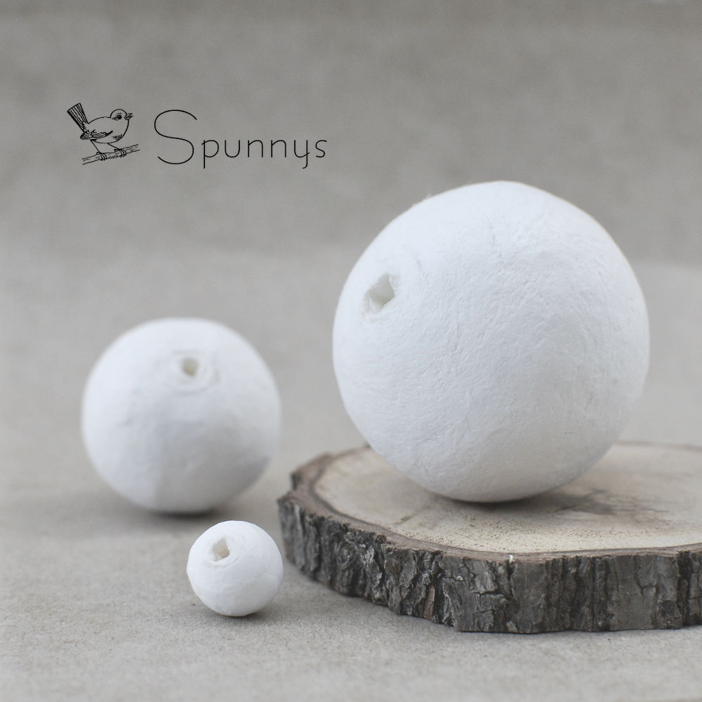 Spun Cotton Balls for DIY Crafts - ø 6 to 60mm - SPUNNYS